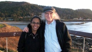 Indira Rajagopal (left) and Kevin Ahern (right)