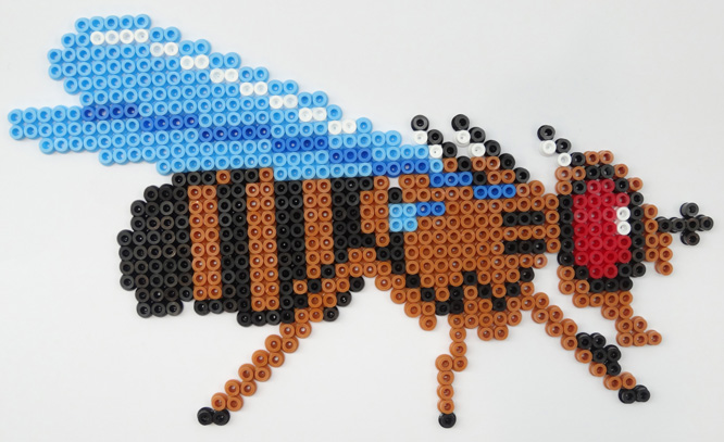 Hama bead fly