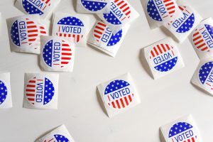 "I voted" stickers