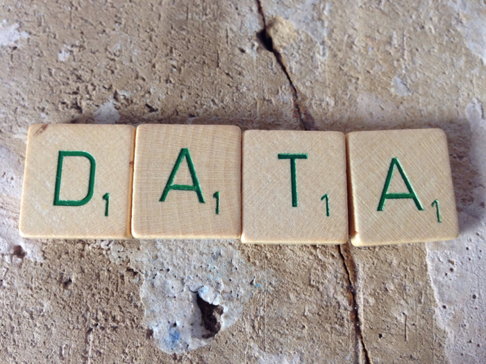 Image: Scrabble pieces spelling "data" by Janneke Staaks via Flickr, CC BY-NC 2.0 license.